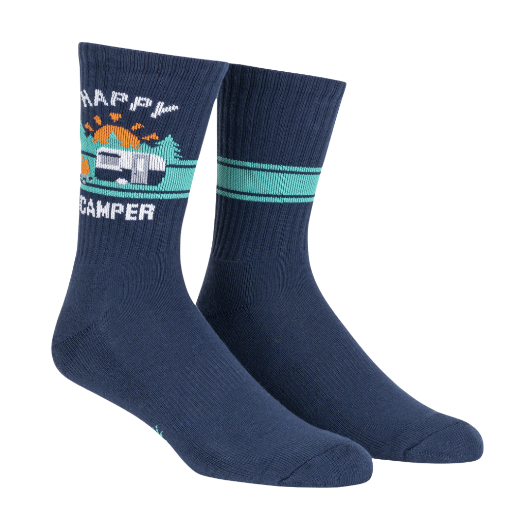Happy Socks Calcetines Coloridos De Algodón Con Estampado Múltiple Para Hombres Y Mujeres, Carbón/ Multicolor