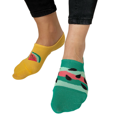 Calcetines_con_disenos_watermelonsplash_invisibles_the_socks_closet_many_mornings
