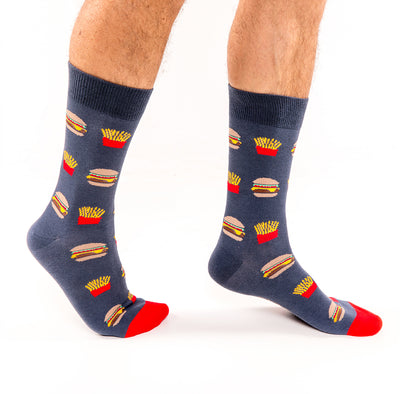 Calcetines hombre hamburguesas I Socks Lab I The Socks Closet