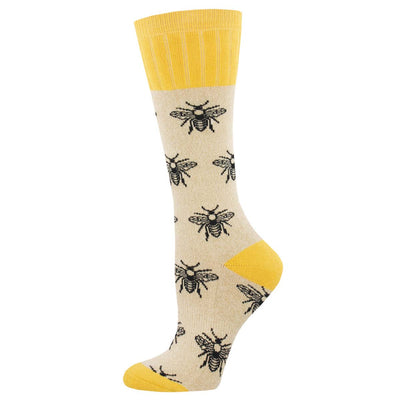 Calcetines_con_diseño_abejas